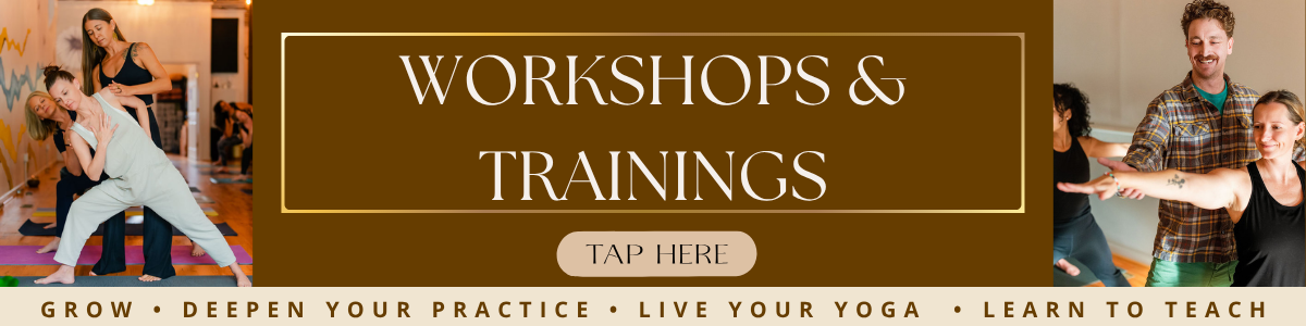 Deepen your Practice • Grow • Deep Dive • Explore • Learn to Teach Yoga