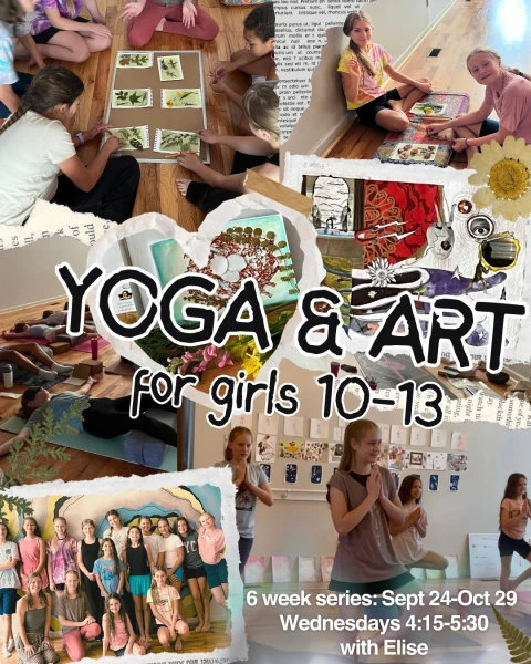 Yoga & Art For Girls (10-13yrs Old)